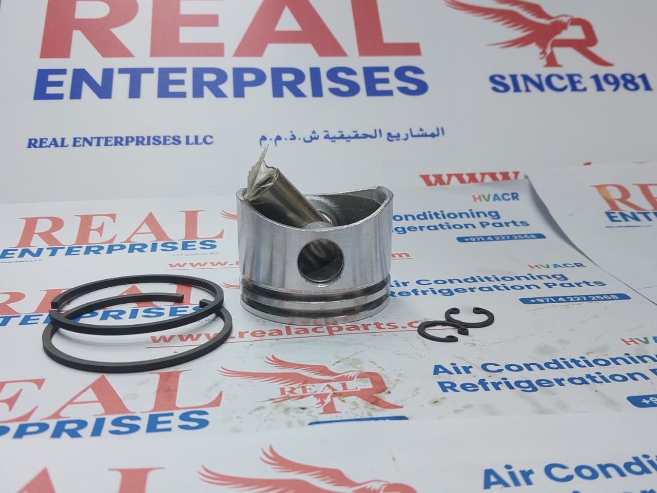 Piston, Pin, Locks & Rings (Piston Assembly (55.0 mm) Bore)