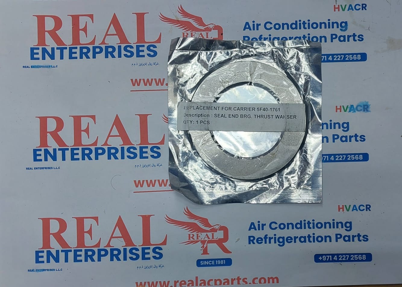 Thrust Washer, Seal End (Stainless Steel)