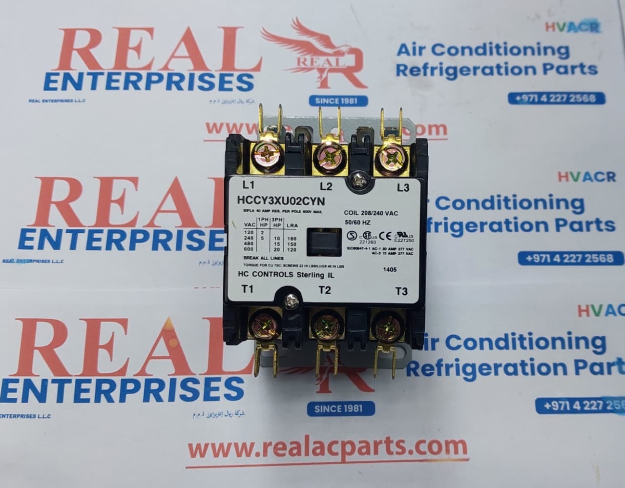 Definite Purpose Contactor(used to start Compressors and Fans) (HCCY3XU02CYN)