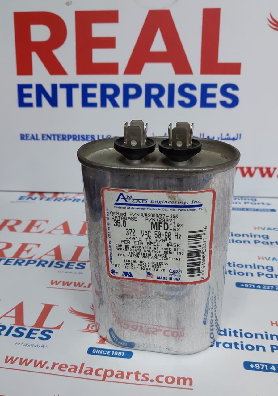 Industrial Grade Motor Run Capacitor (USA2000/37-356)
